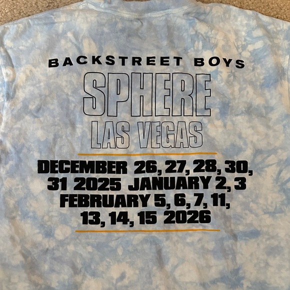NEW Backstreet Boy’s Tie Dyed T-Shirt from Into the Millennium Sphere Winter L - Picture 10 of 14